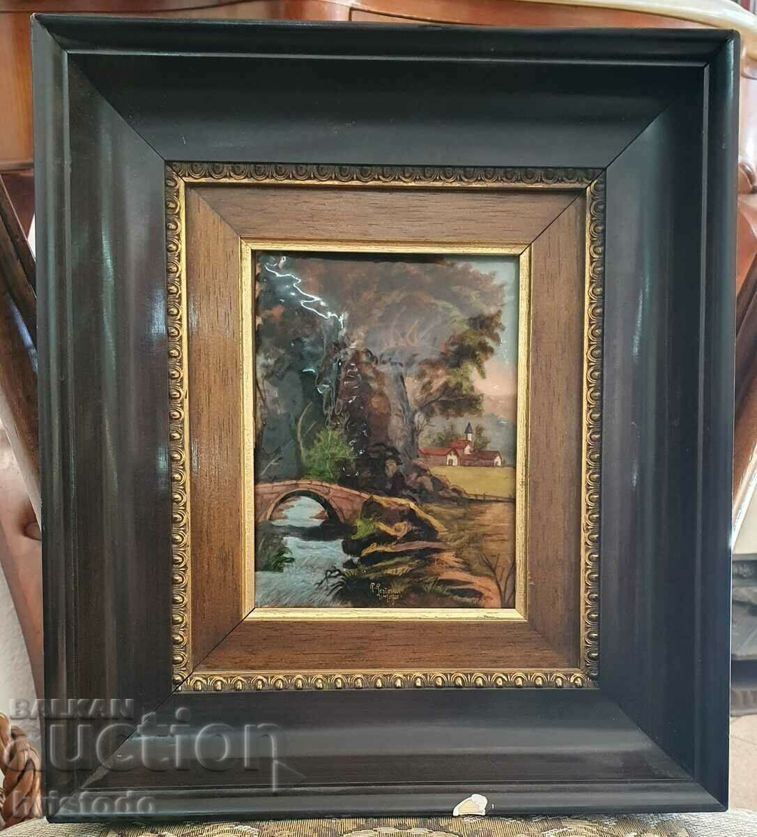 Картина порцелан Лимож 4 Картина порцелан Лимож 4