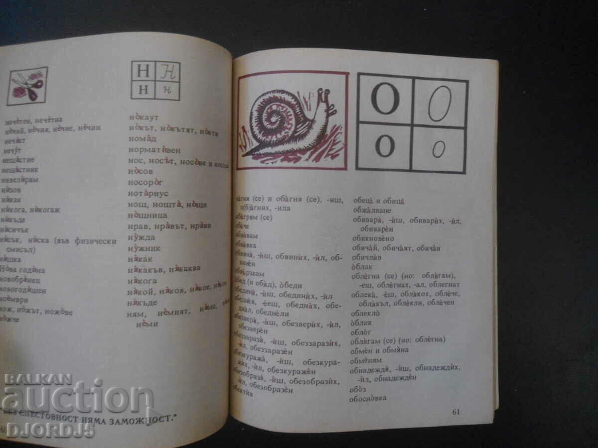 Delivery of I write correctly, a spelling and grammar dictionary for children