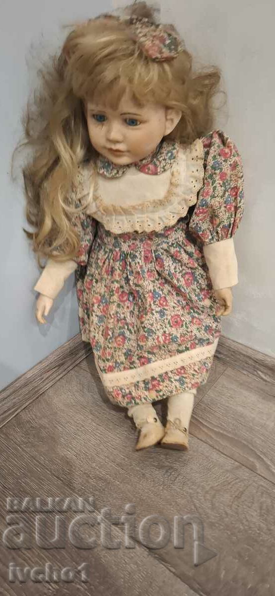 Porcelain doll 70 cm