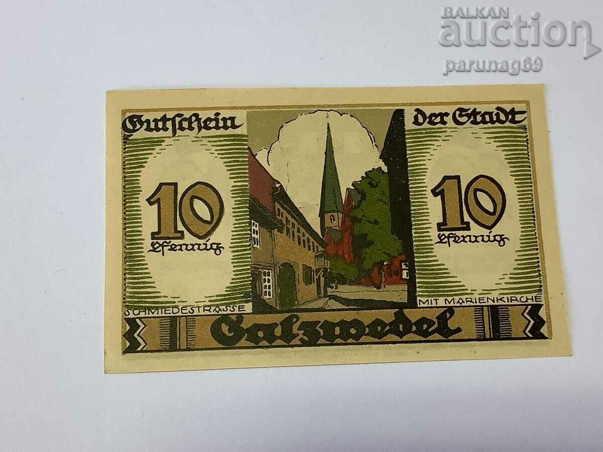 Germany Notgeld 10 pfennig 1921 with price 2.90 BGN | € 1.48 Germany Notgeld 10 pfennig 1921 with price 2.90 BGN | € 1.48