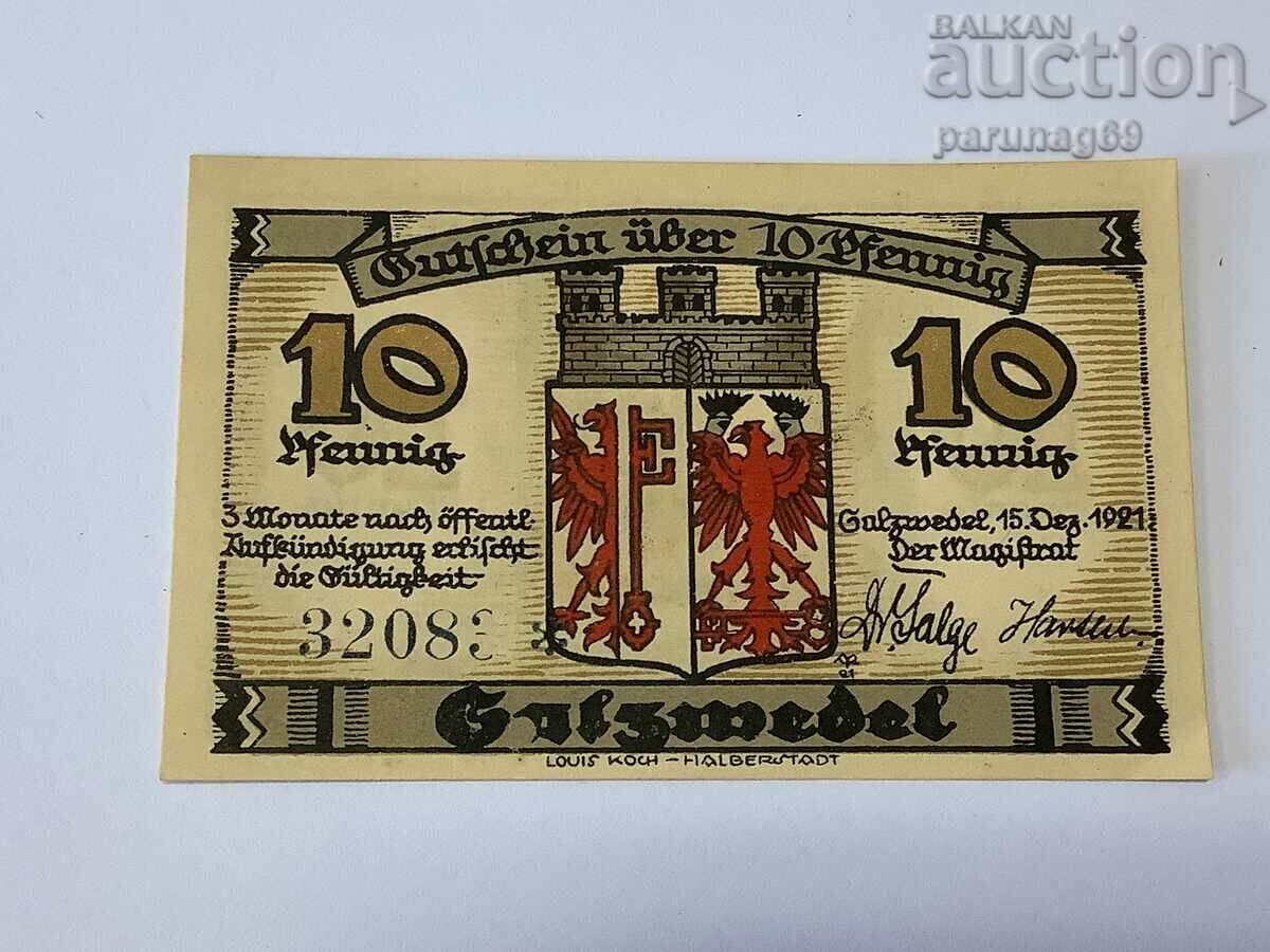 Germania Notgeld 10 pfennig 1921