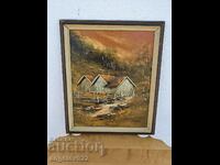 Original oil painting by Bertil Hallberg