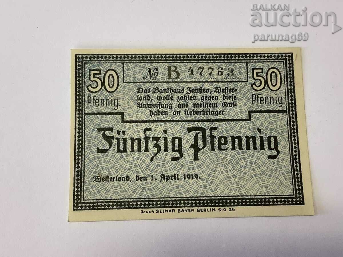 Germania Notgeld 50 pfennig 1919