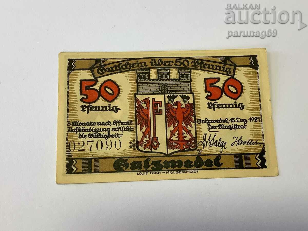 Germany notgeld 50 pfennig 1921 with price 2.90 BGN | € 1.48 Germany notgeld 50 pfennig 1921 with price 2.90 BGN | € 1.48