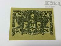 Германия notgeld 50 пфенига 1918 година