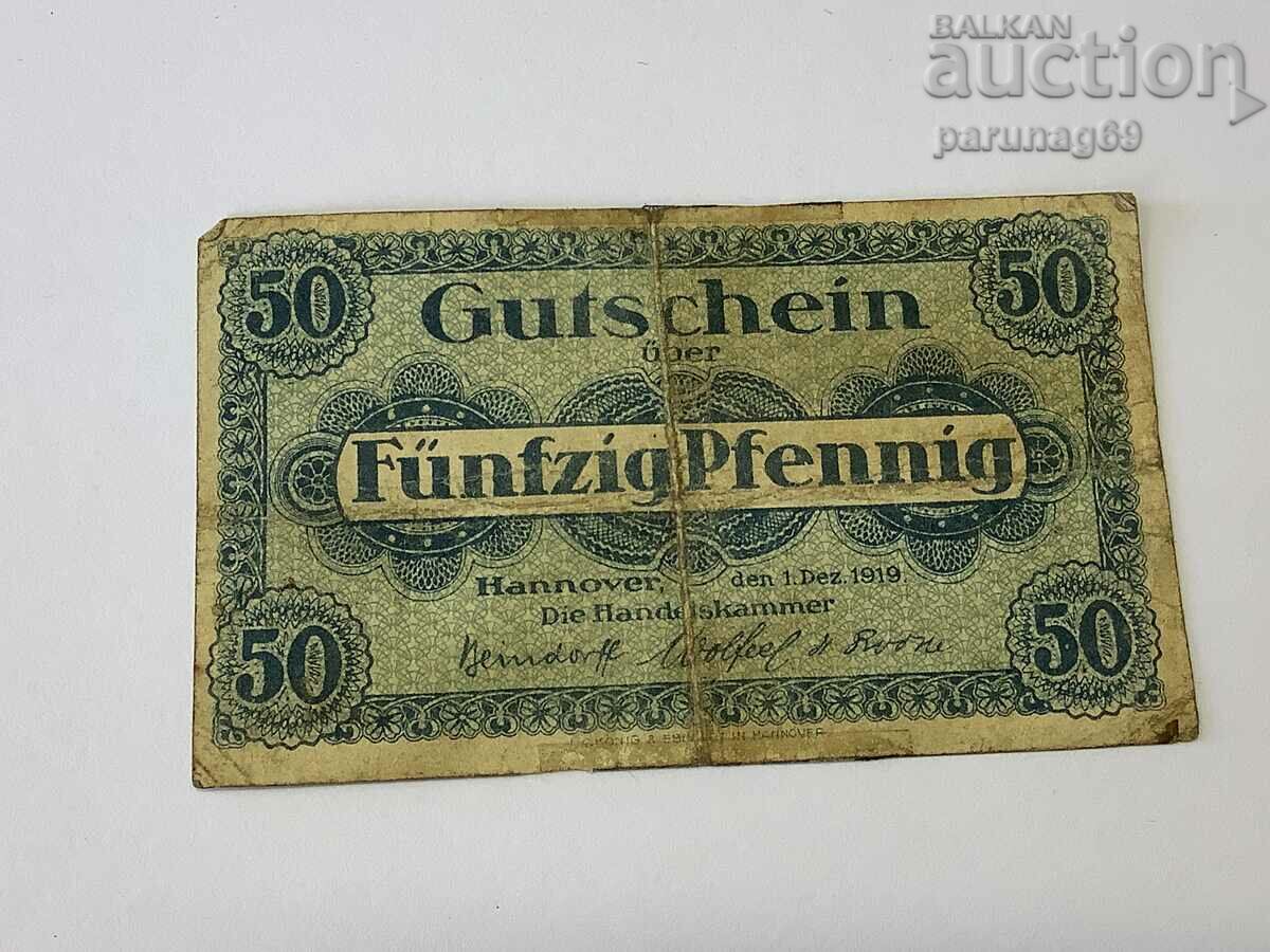 Germania notgeld 50 pfennig 1919