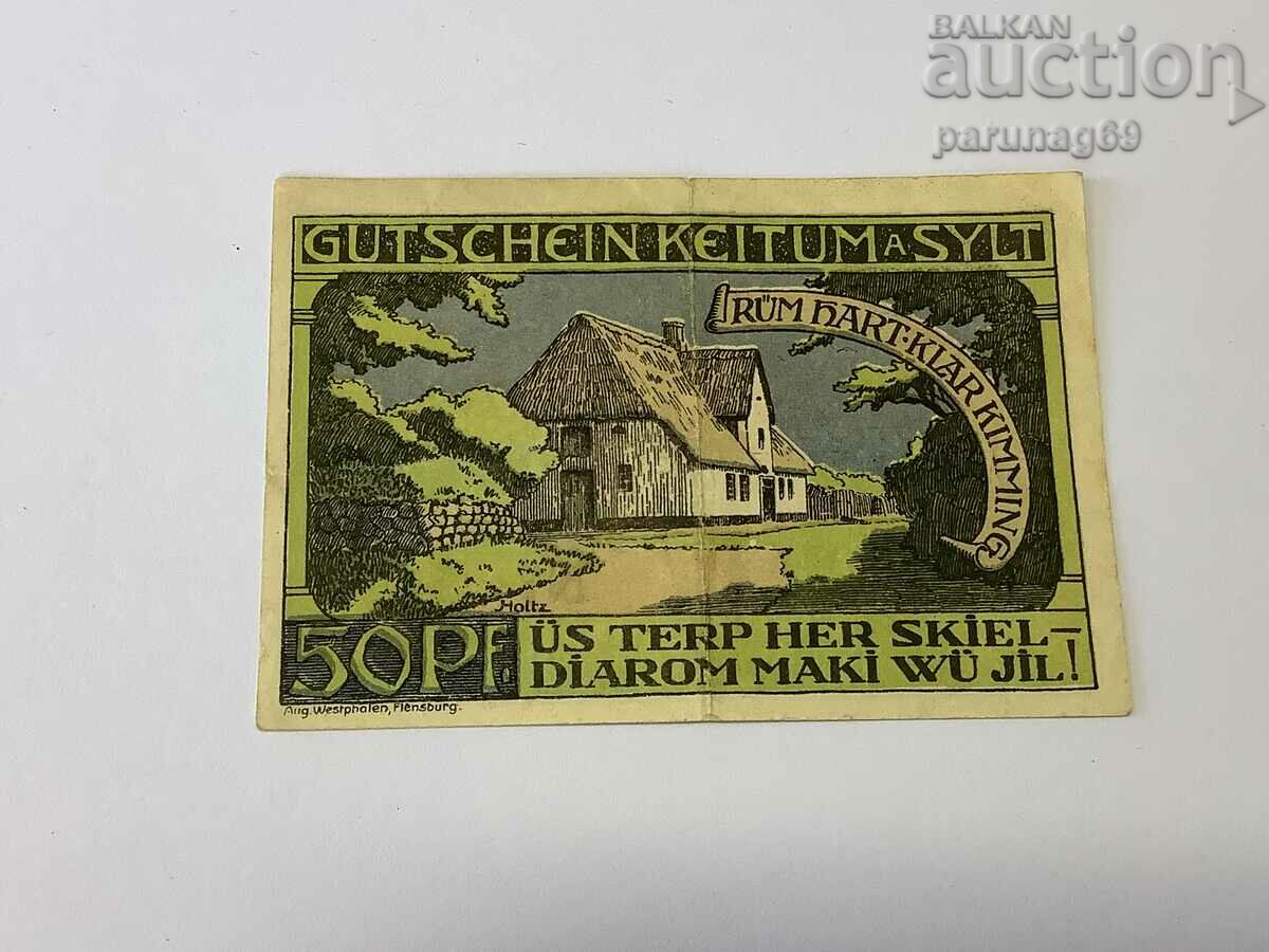 Germany notgeld 50 pfennig 1920 with price 2.90 BGN | € 1.48 Germany notgeld 50 pfennig 1920 with price 2.90 BGN | € 1.48