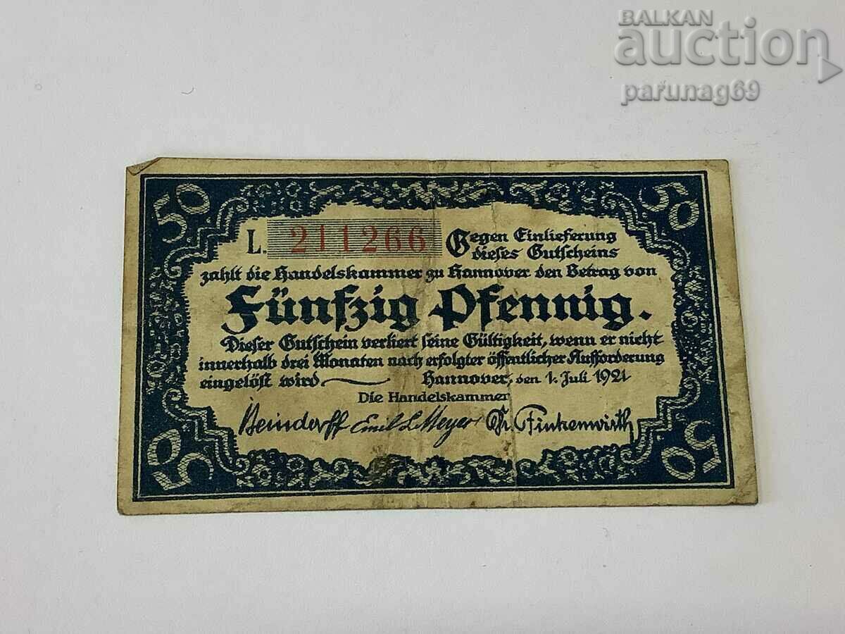 Germania notgeld 50 pfennig 1921