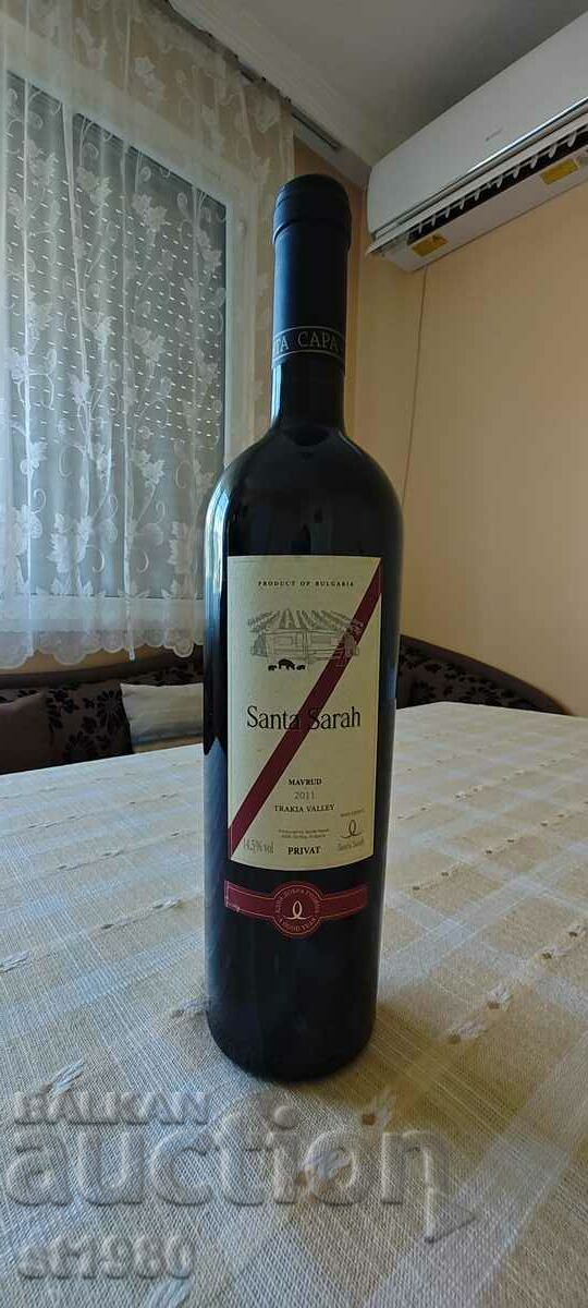 Vin unic Mavrud Santa Sara 2011 PRIVAT