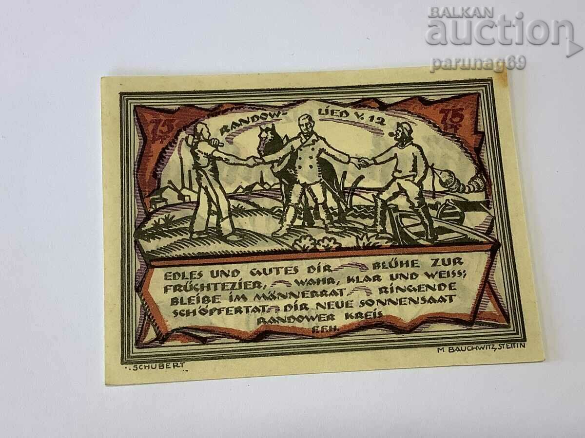 Γερμανία notgeld 75 pfennig 1921 με τιμή 2.90 BGN | € 1.48 Γερμανία notgeld 75 pfennig 1921 με τιμή 2.90 BGN | € 1.48