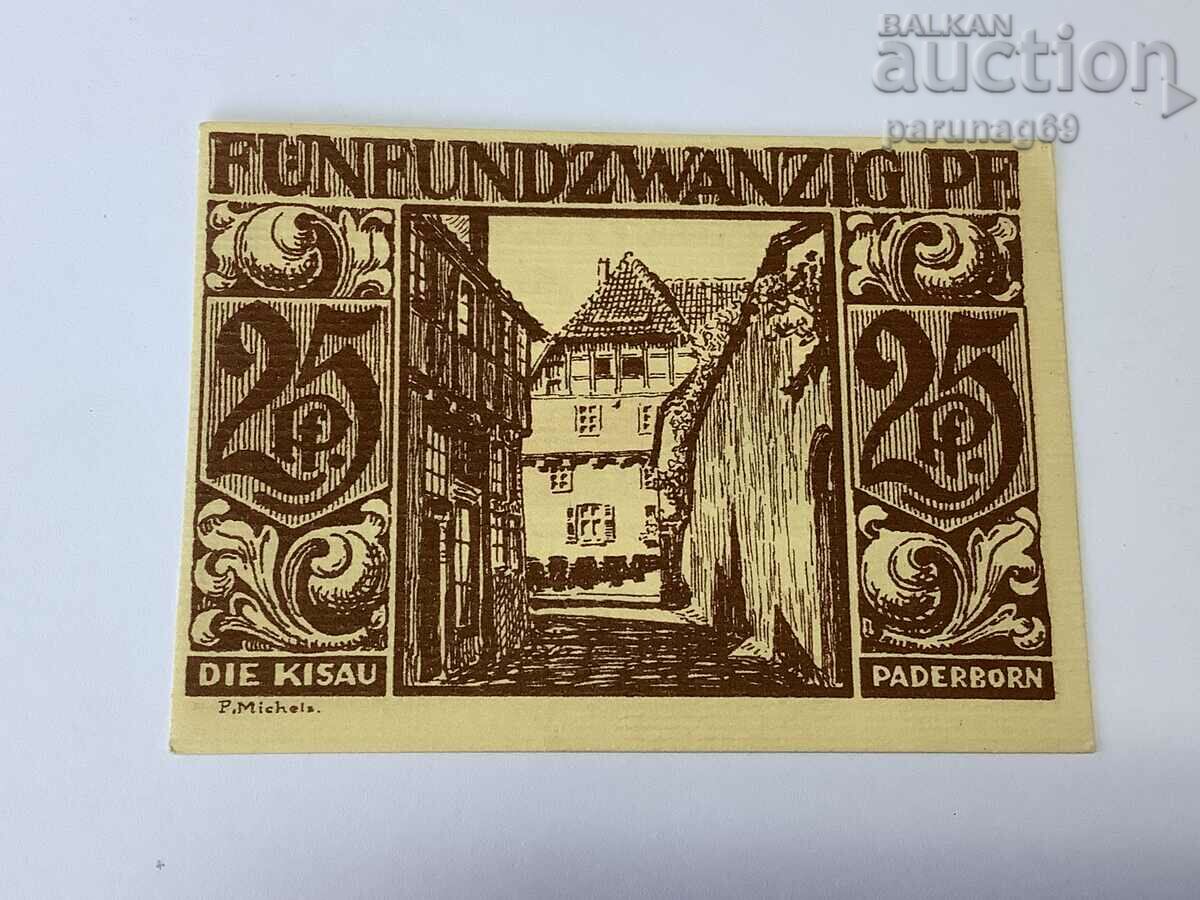 Germany notgeld 25 pfennig 1921 with price 2.90 BGN | € 1.48 Germany notgeld 25 pfennig 1921 with price 2.90 BGN | € 1.48