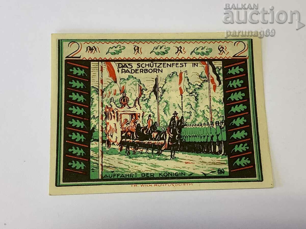 Germany notgeld 2 marks 1921 with price 3.90 BGN | € 1.99 Germany notgeld 2 marks 1921 with price 3.90 BGN | € 1.99