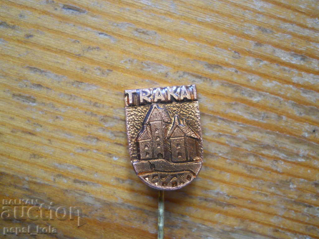 badge "Ancient Trakai Island National Park" Lithuania