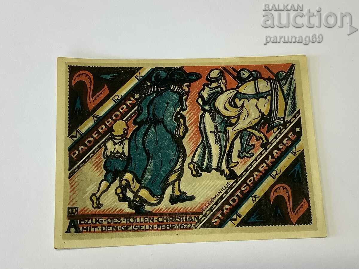 Germany notgeld 2 marks 1921 with price 3.90 BGN | € 1.99 Germany notgeld 2 marks 1921 with price 3.90 BGN | € 1.99