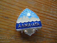 badge "Alma Ata" Kazakhstan