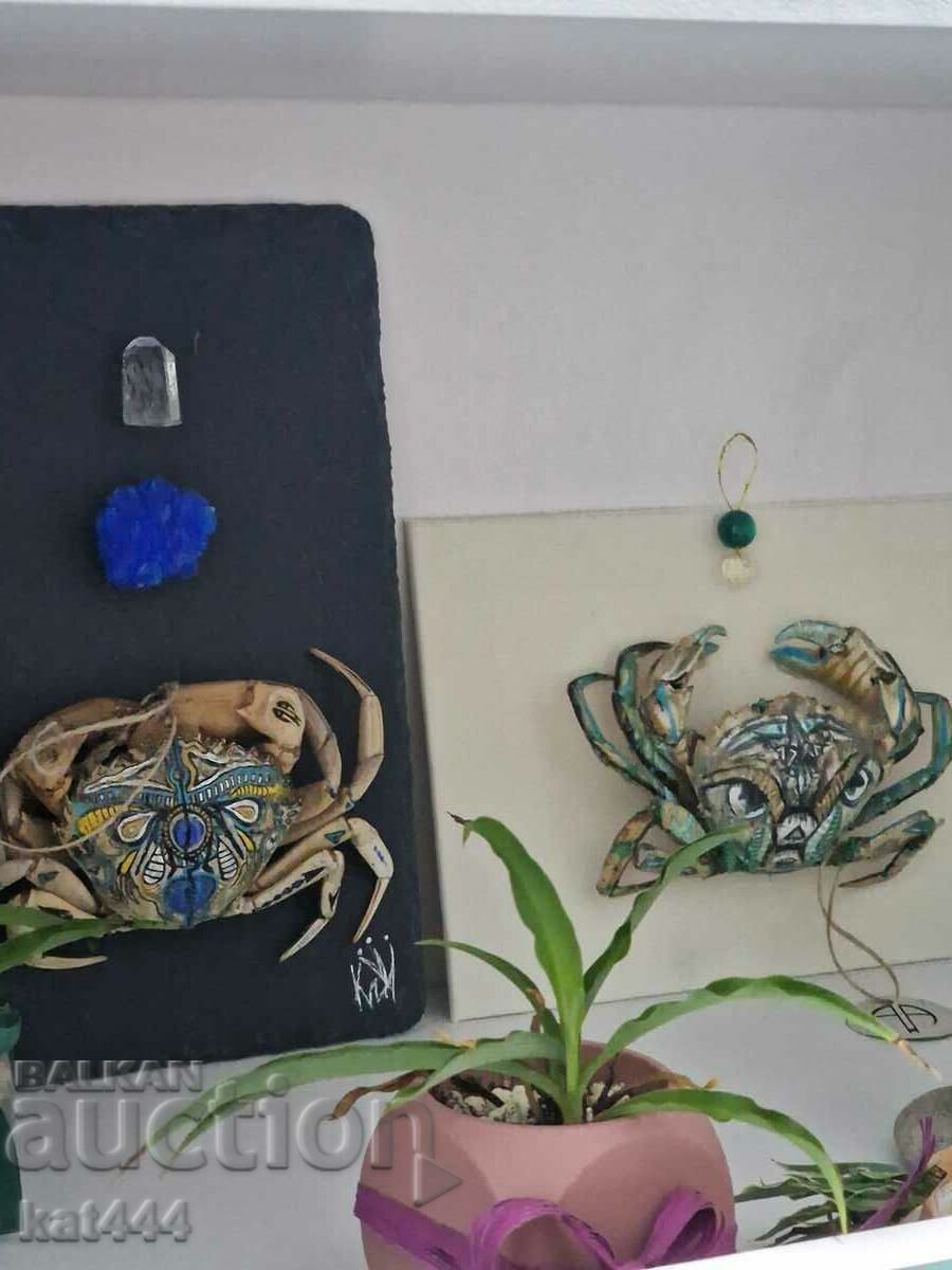 Decorative crab, handmade items