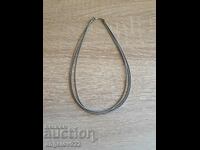 Beautiful silver necklace sample 925