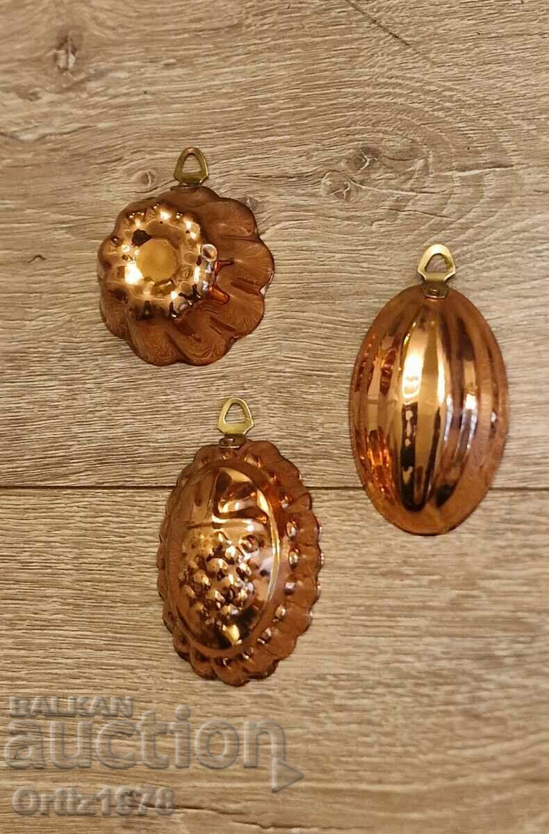 Lot of vintage copper molds – Excellent! Lot of vintage copper molds – Excellent!