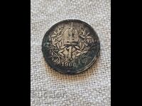 Silver coin 1 Krona 1900 From a penny. I release over 50 AU