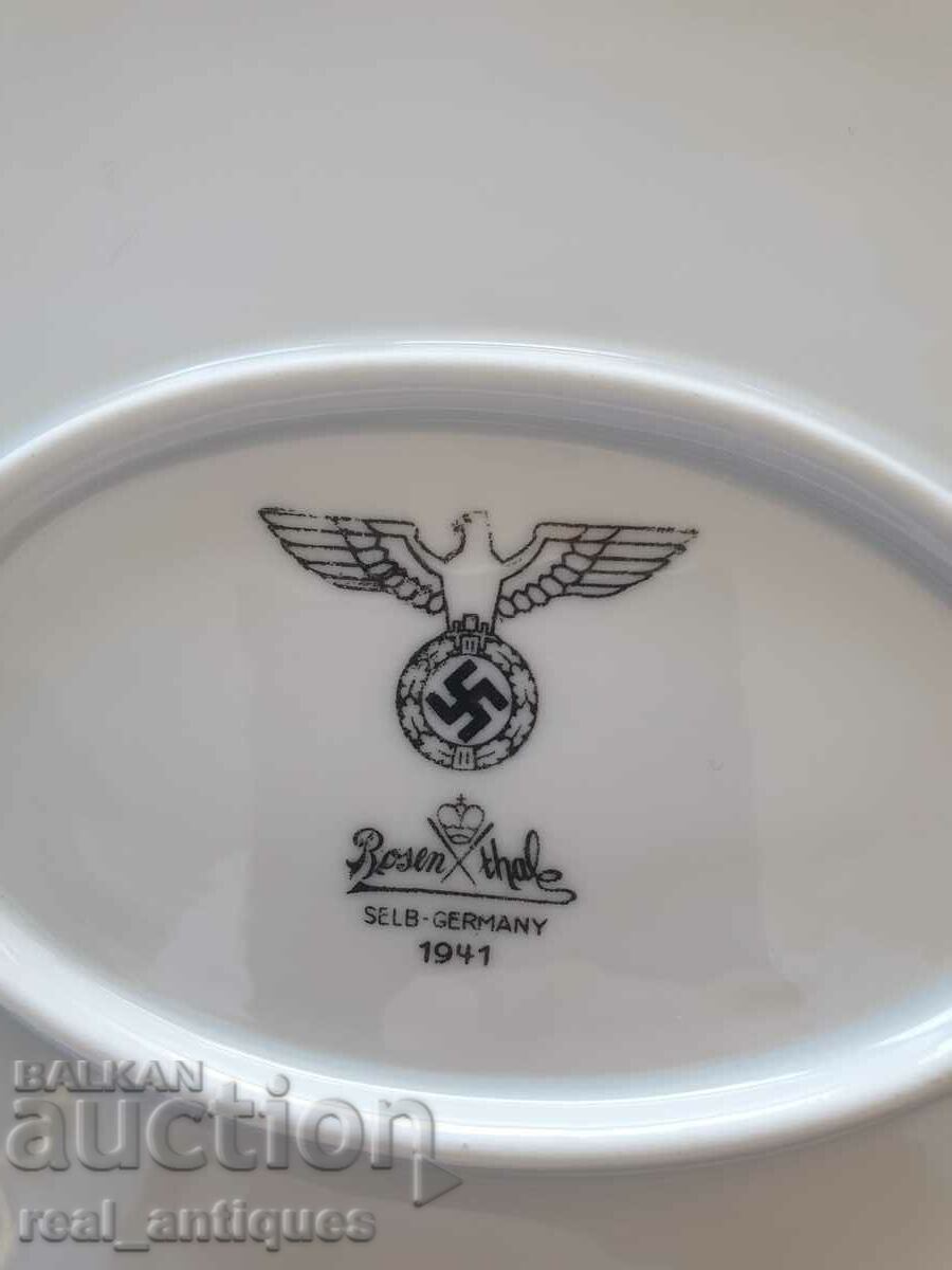 Παράδοση Πορσελάνινο πιάτο Rosenthal Third Reich