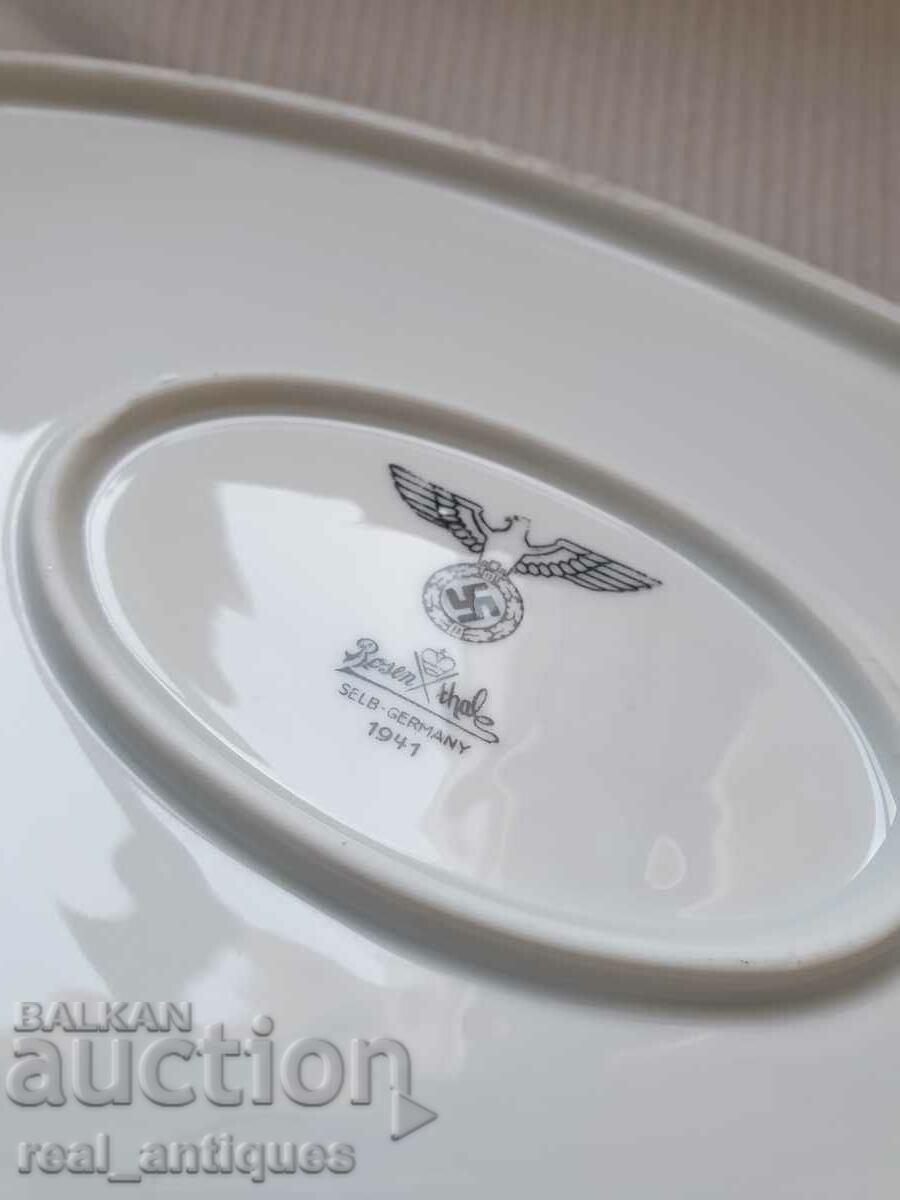 Rosenthal Third Reich Porcelain Plate - 5