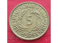 5 reichspfennig 1936 "A" - Germany