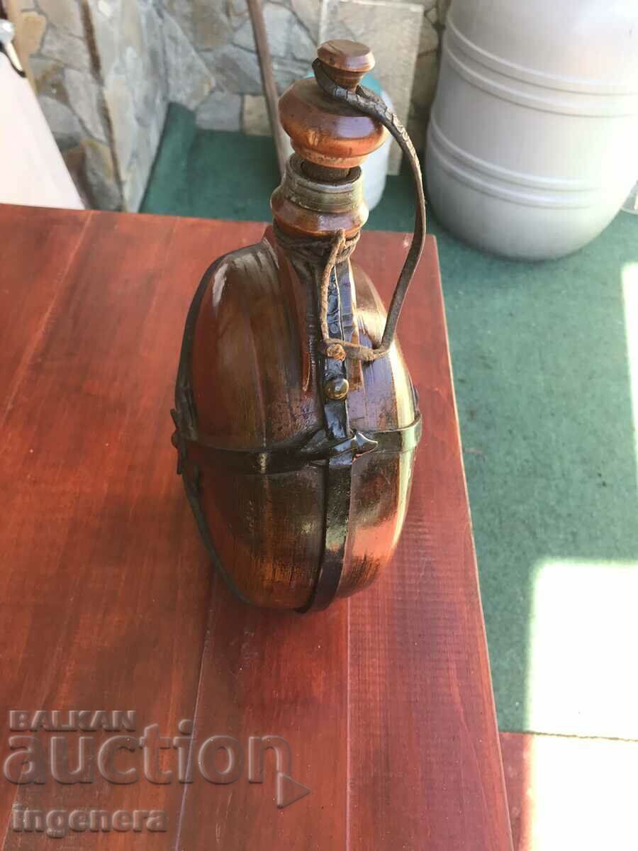 ΞΥΛΟ ΠΟΡΠΗΣ ΑΠΟ ΔΕΡΜΑΤΙΝΟ ΣΟΚΑ ΣΙΛΟΥΡΙΚΟ ΜΕ ΚΛΗΡΩΣΗ-ΠΕΡΙΠΟΥ ΛΙΤΡΟ - 5