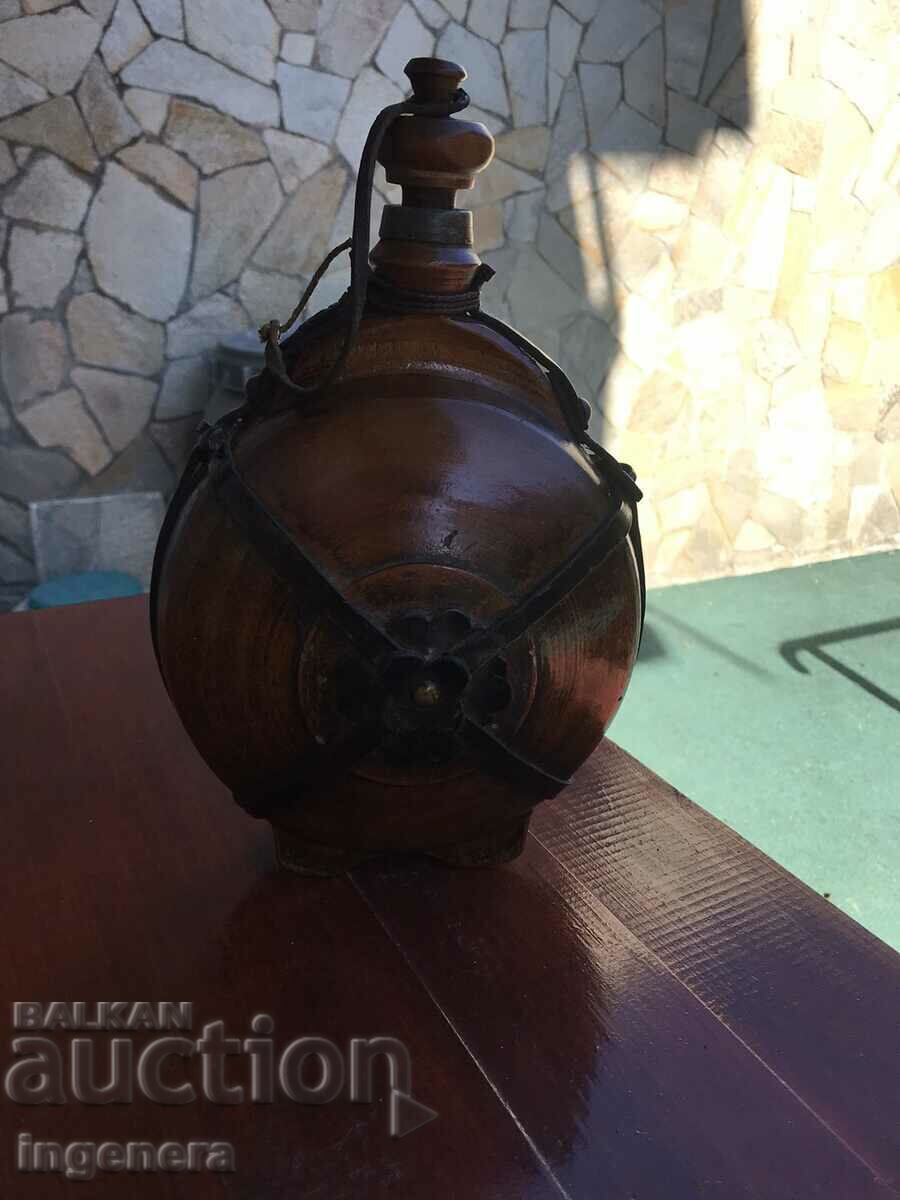 ΞΥΛΟ ΠΟΡΠΗΣ ΑΠΟ ΔΕΡΜΑΤΙΝΟ ΣΟΚΑ ΣΙΛΟΥΡΙΚΟ ΜΕ ΚΛΗΡΩΣΗ-ΠΕΡΙΠΟΥ ΛΙΤΡΟ