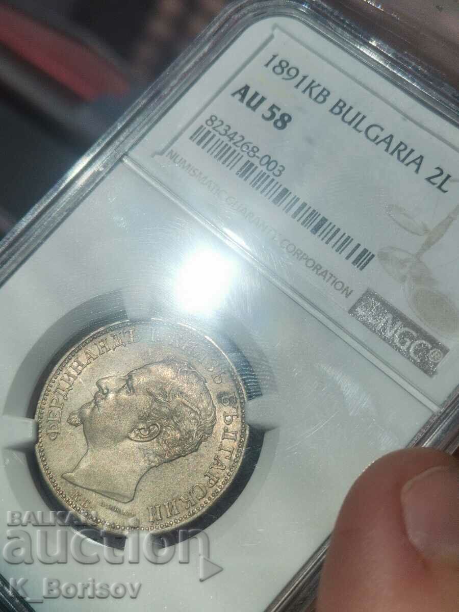 2 BGN 1891 NGC AU58