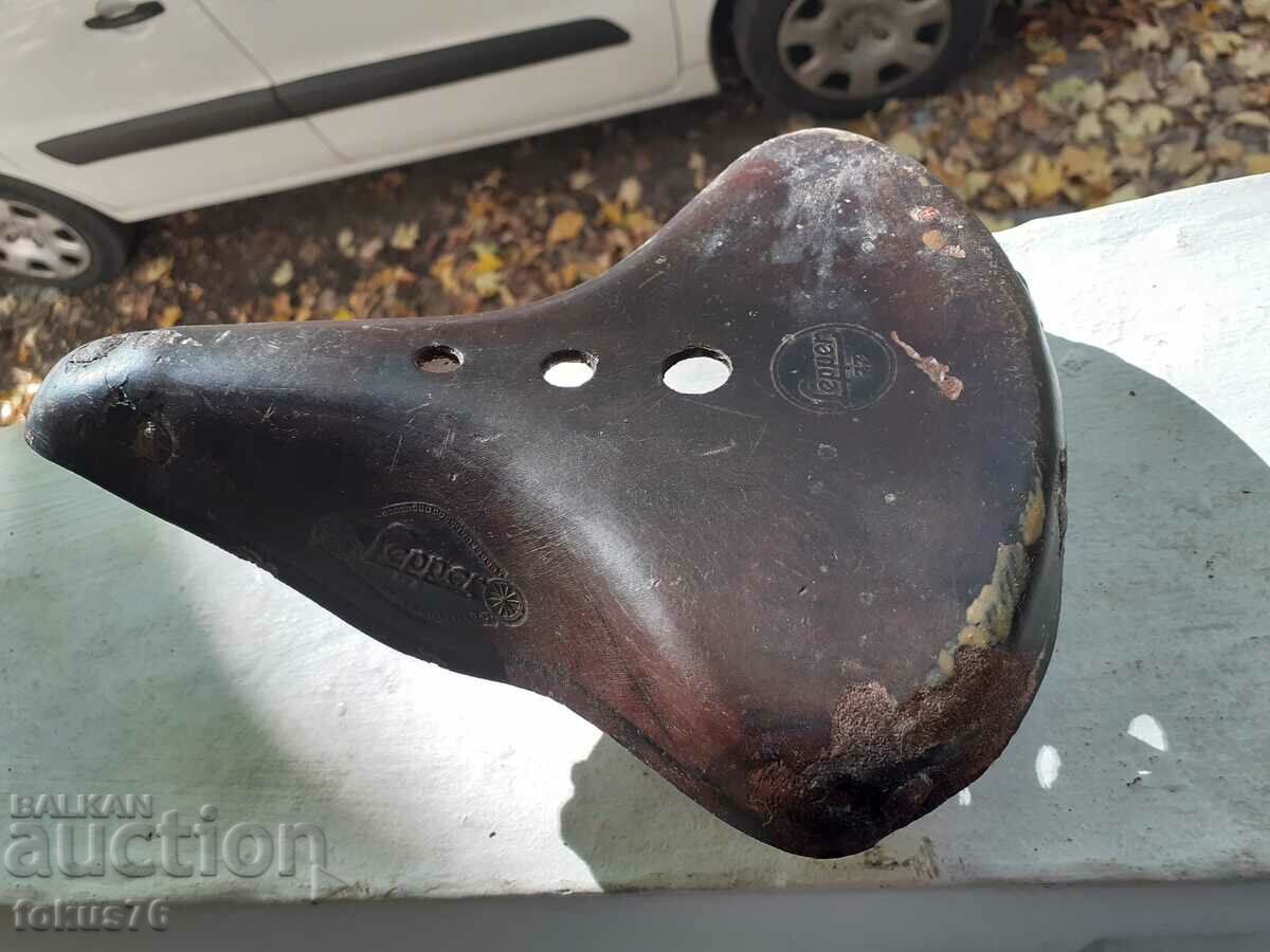 Old branded Lepper leather bike seat with price 79.00 BGN | € 40.39 Old branded Lepper leather bike seat with price 79.00 BGN | € 40.39