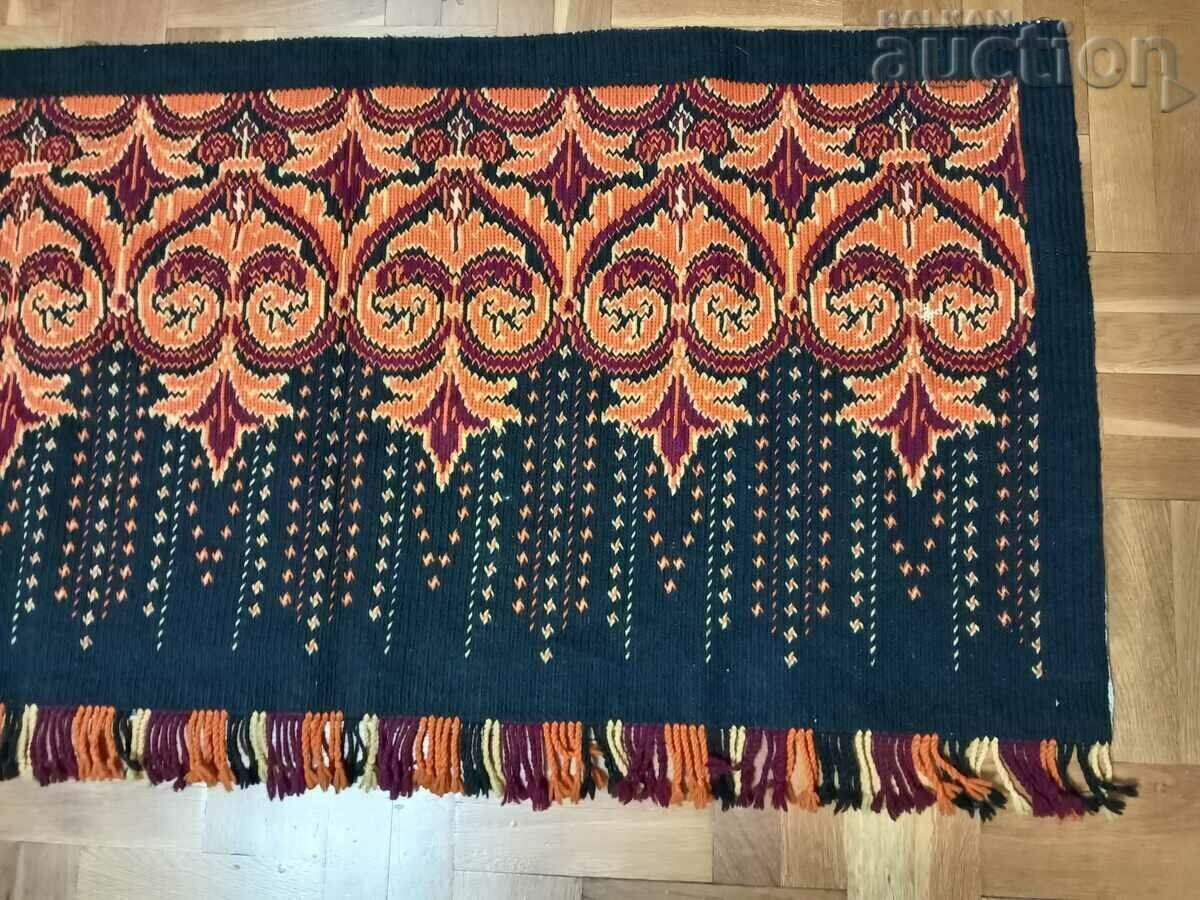 Auction Antique ethnographic RUG CARPET for WALL with fringes Auction Antique ethnographic RUG CARPET for WALL with fringes