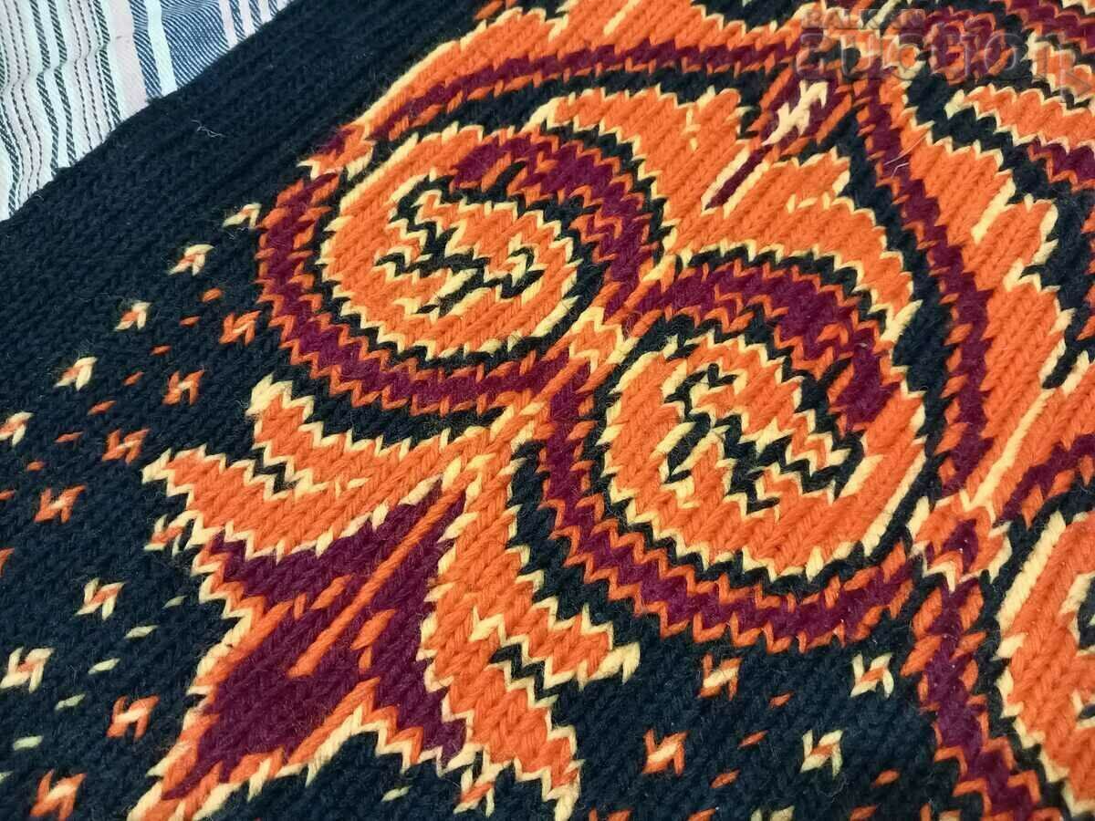 Antique ethnographic RUG CARPET for WALL with fringes - 6 Antique ethnographic RUG CARPET for WALL with fringes - 6