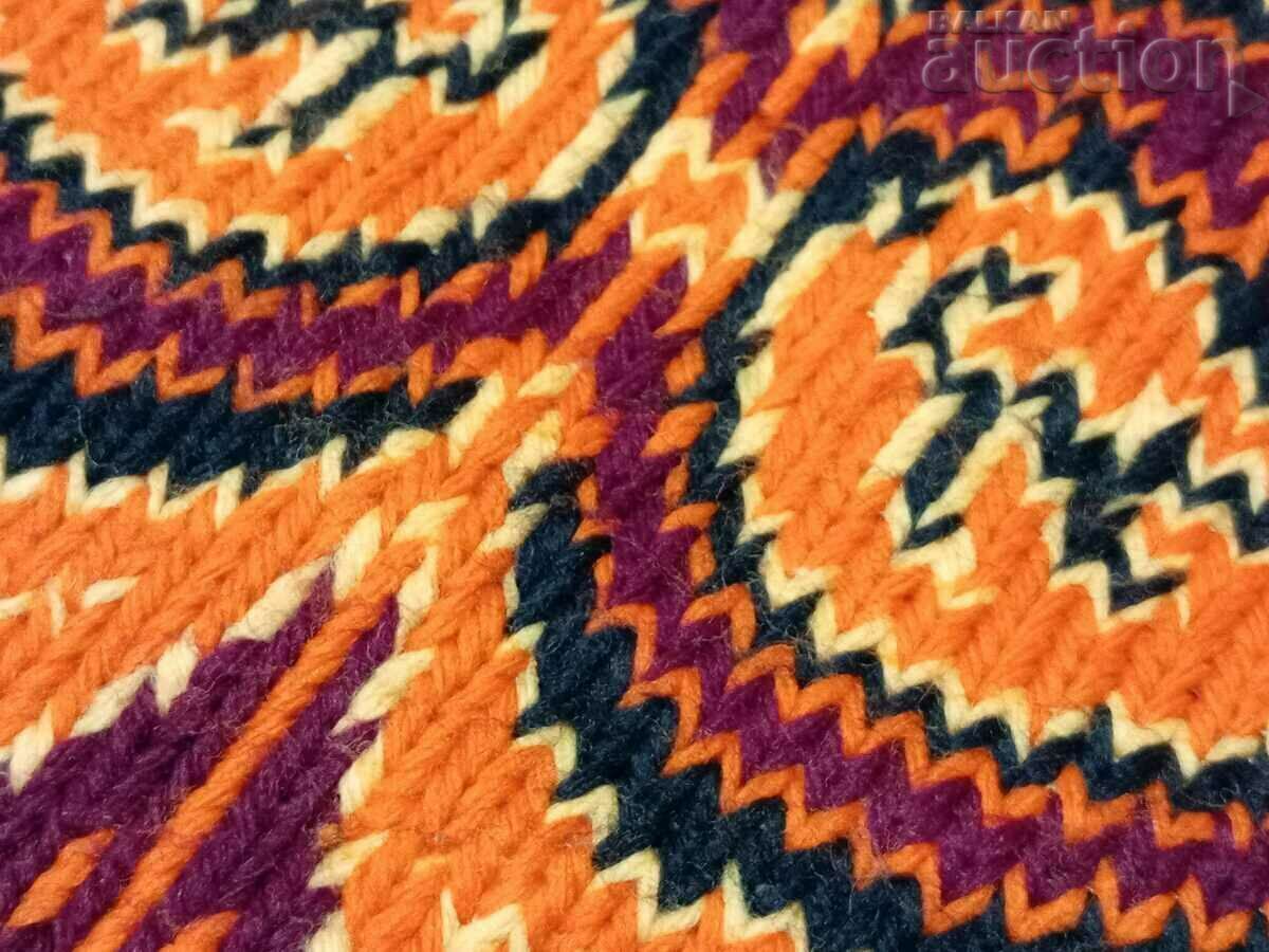 Antique ethnographic RUG CARPET for WALL with fringes - 7 Antique ethnographic RUG CARPET for WALL with fringes - 7