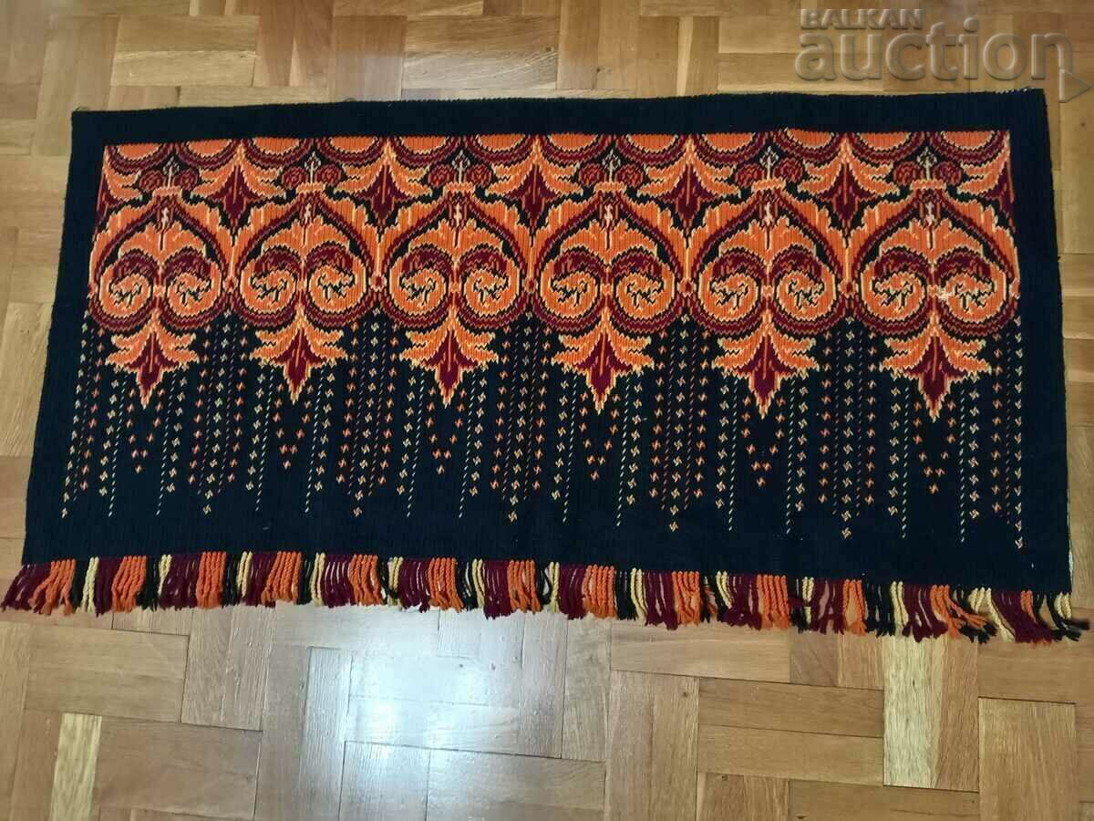Antique ethnographic RUG CARPET for WALL with fringes Antique ethnographic RUG CARPET for WALL with fringes