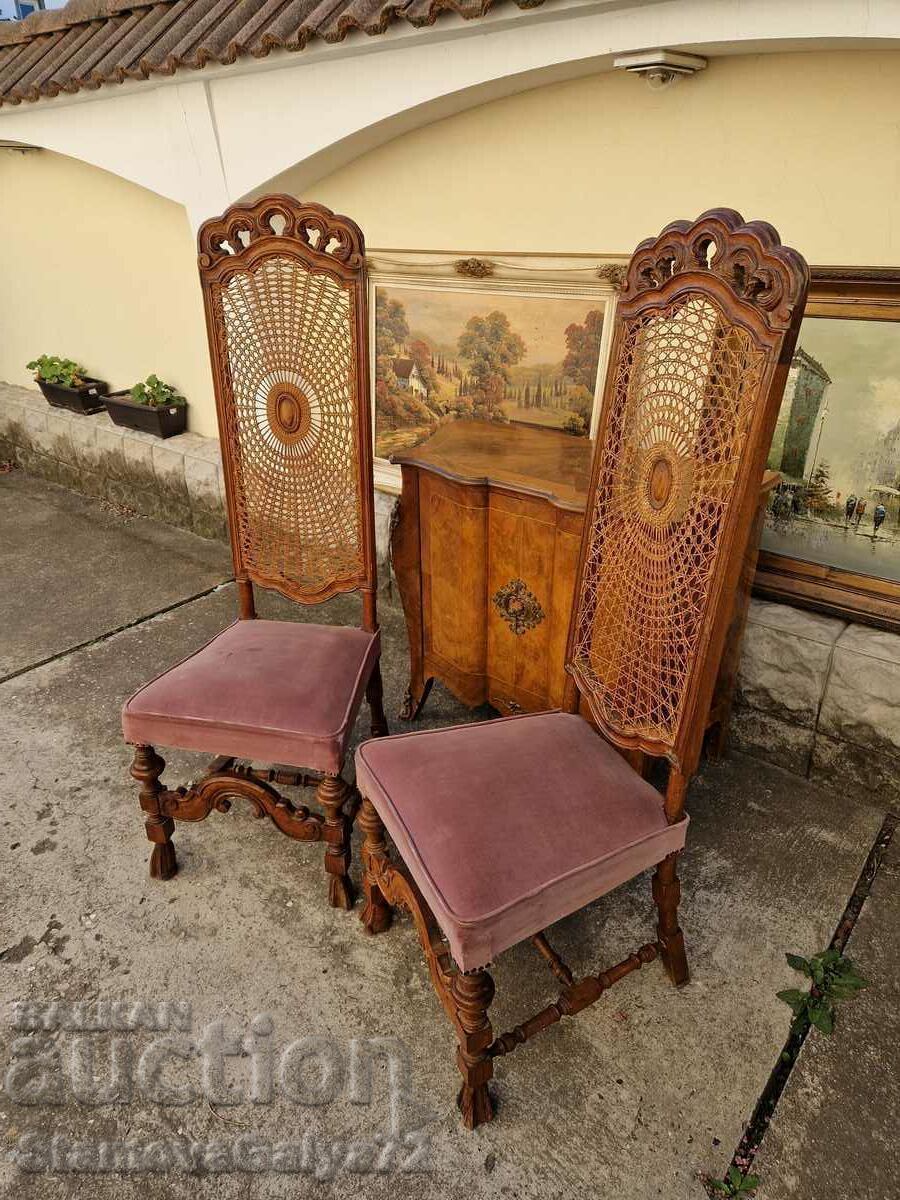 Delivery of Pair of great antique Chippendale dining chairs Delivery of Pair of great antique Chippendale dining chairs