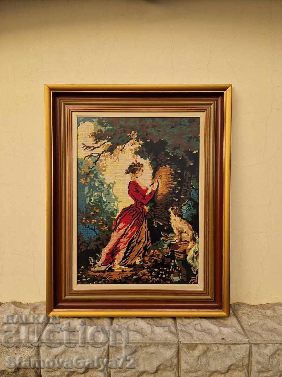 Superb antique collectible tapestry