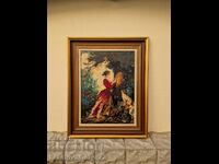 Superb antique collectible tapestry