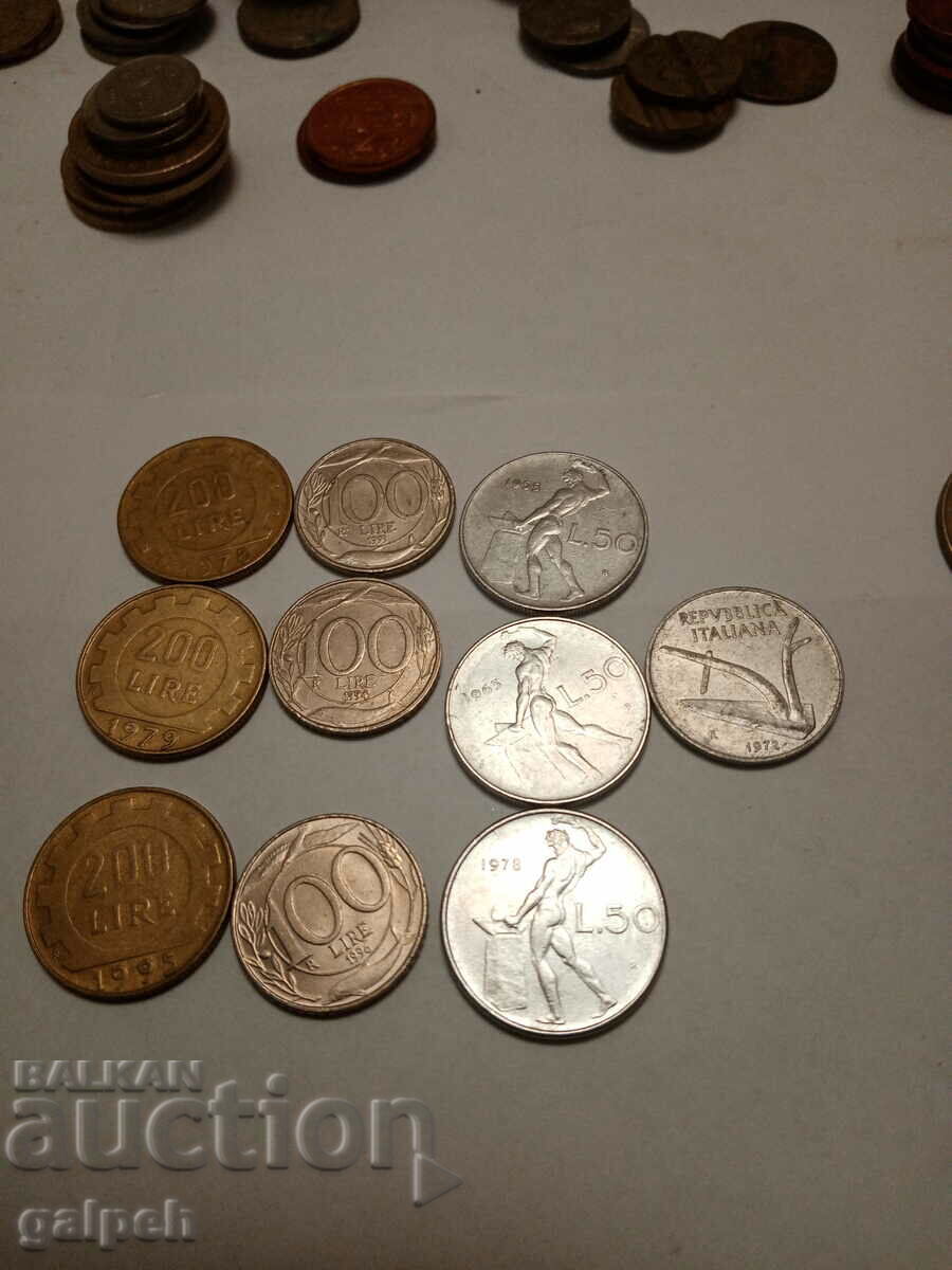 COINS ITALY, BULGARIA - 23 pcs. - BGN 3 with price 3.00 BGN | € 1.53 COINS ITALY, BULGARIA - 23 pcs. - BGN 3 with price 3.00 BGN | € 1.53
