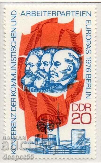 1976 GDR. Congress of the Communist and Labor Party