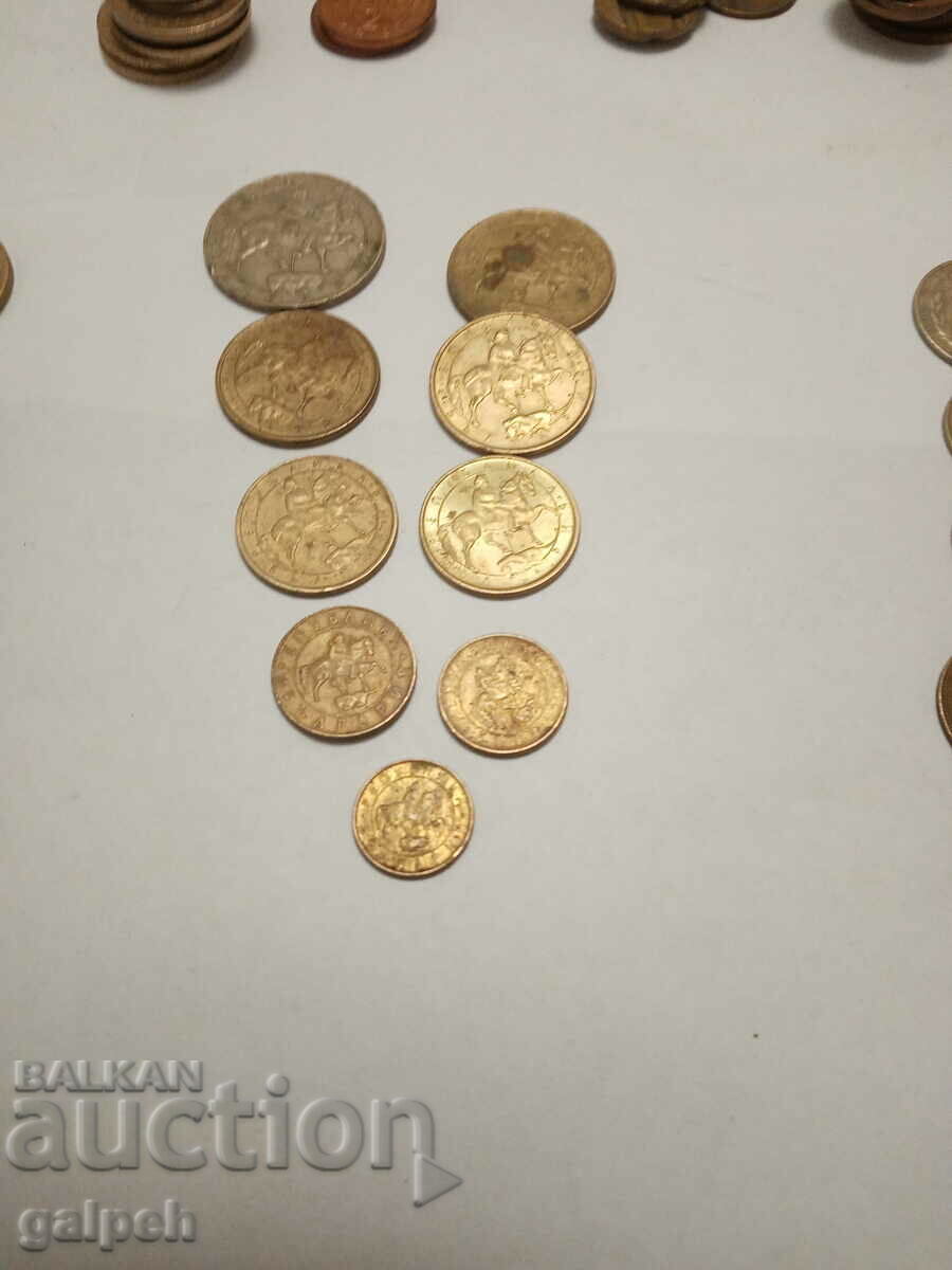 COINS OF GREECE, BULGARIA - 23 pcs. - BGN 3 - 5 COINS OF GREECE, BULGARIA - 23 pcs. - BGN 3 - 5