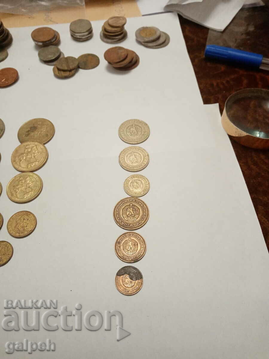 COINS OF GREECE, BULGARIA - 23 pcs. - BGN 3 - 7 COINS OF GREECE, BULGARIA - 23 pcs. - BGN 3 - 7