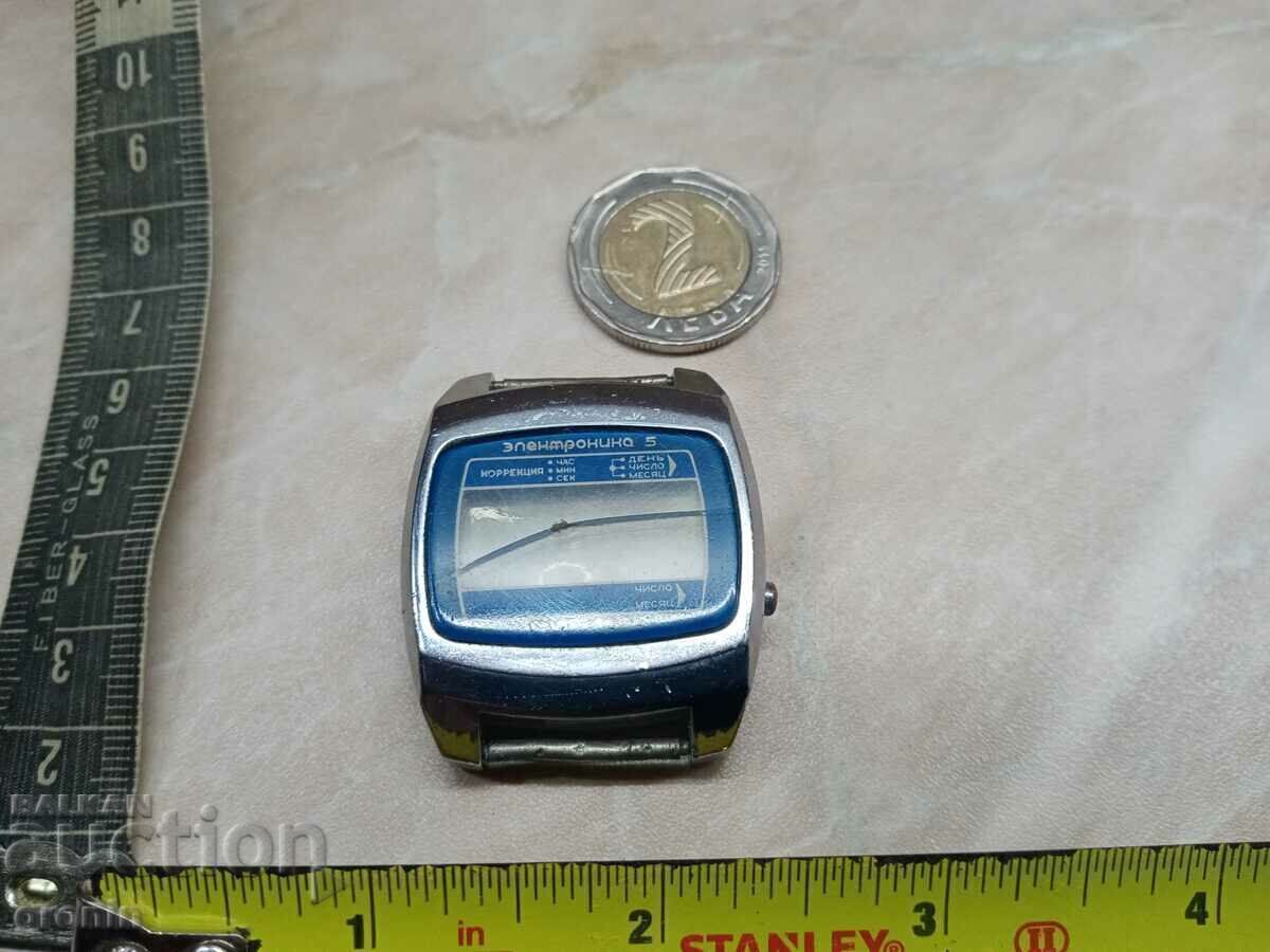 Wrist Watch USSR Russian Electronics, men's, rare - 6