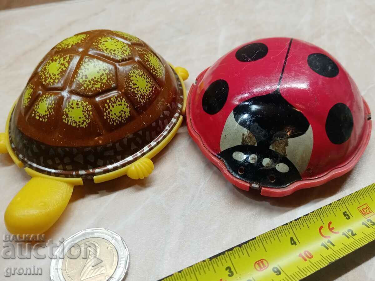 Russian tin toys, lot, USSR toy - 5 Russian tin toys, lot, USSR toy - 5