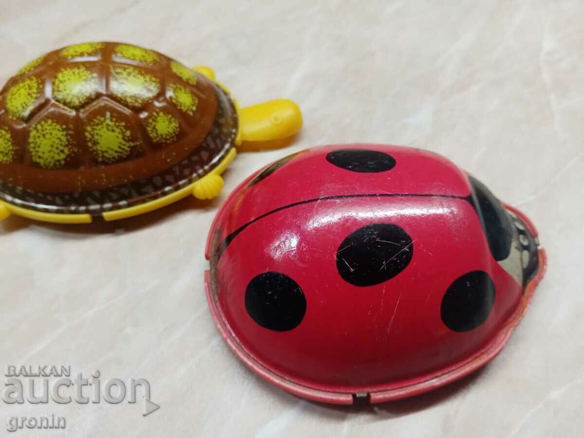 Russian tin toys, lot, USSR toy - 6 Russian tin toys, lot, USSR toy - 6