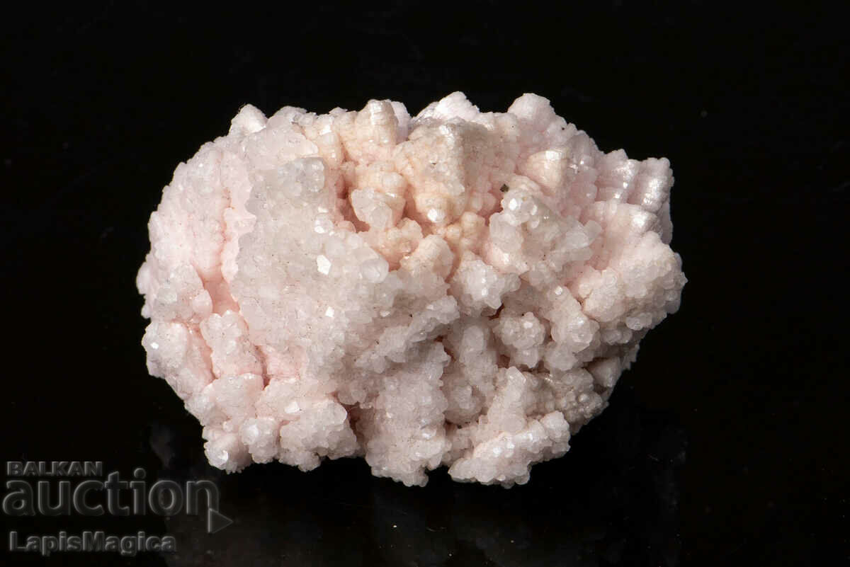 Pink Manganocalcite druse 68.2g from Bulgaria with price 9.00 BGN | € 4.60 Pink Manganocalcite druse 68.2g from Bulgaria with price 9.00 BGN | € 4.60