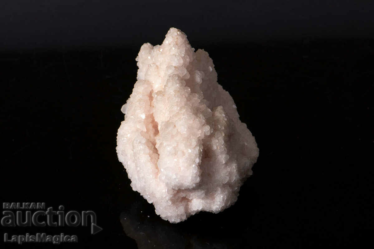 Pink Manganocalcite druse 68.8g from Bulgaria