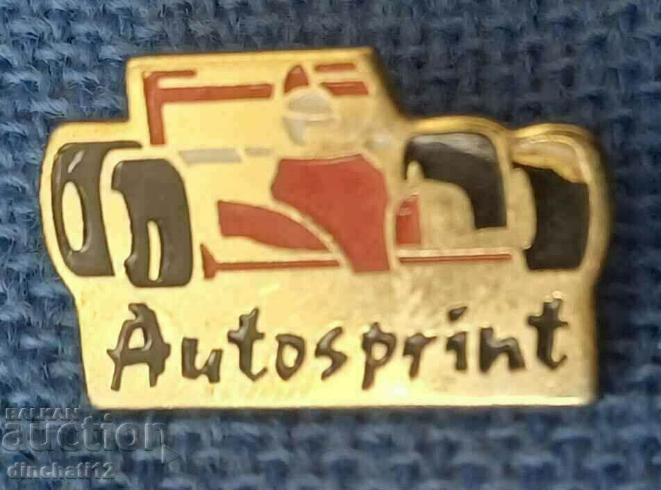 Car icon. Autosprint Auto Moto