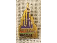 Badge. Renault EURO DISNEY RENAULT. Auto Moto