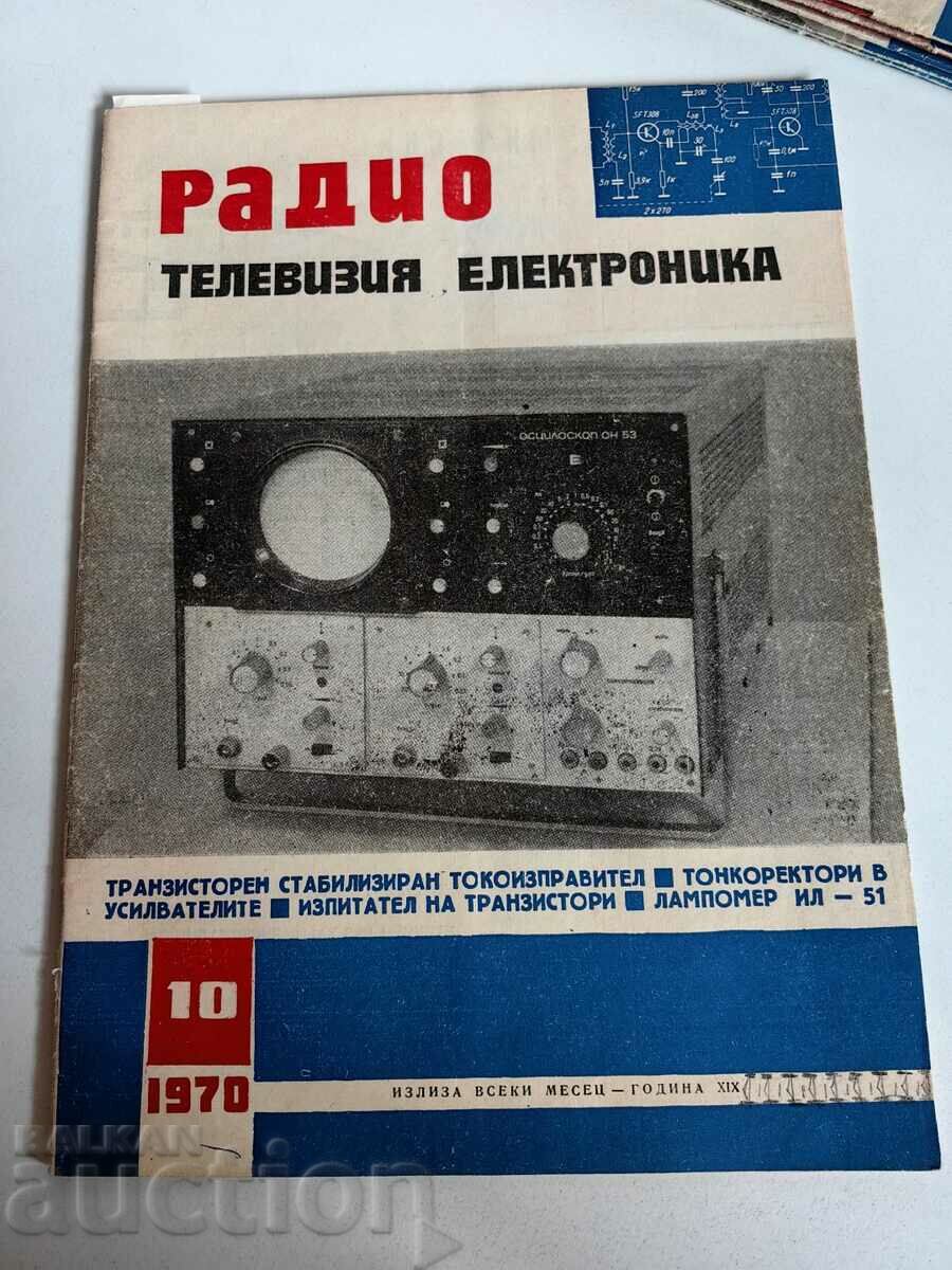 domeniu 1970 REVISTA RADIO TELEVIZIUNE ELECTRONICA