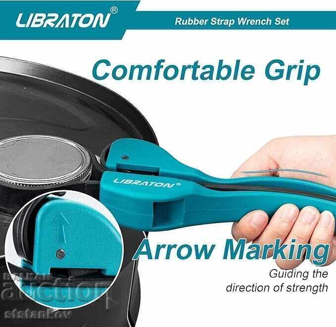 LIBRATON Wrench Universal Reinforced Rubber Belt Strap